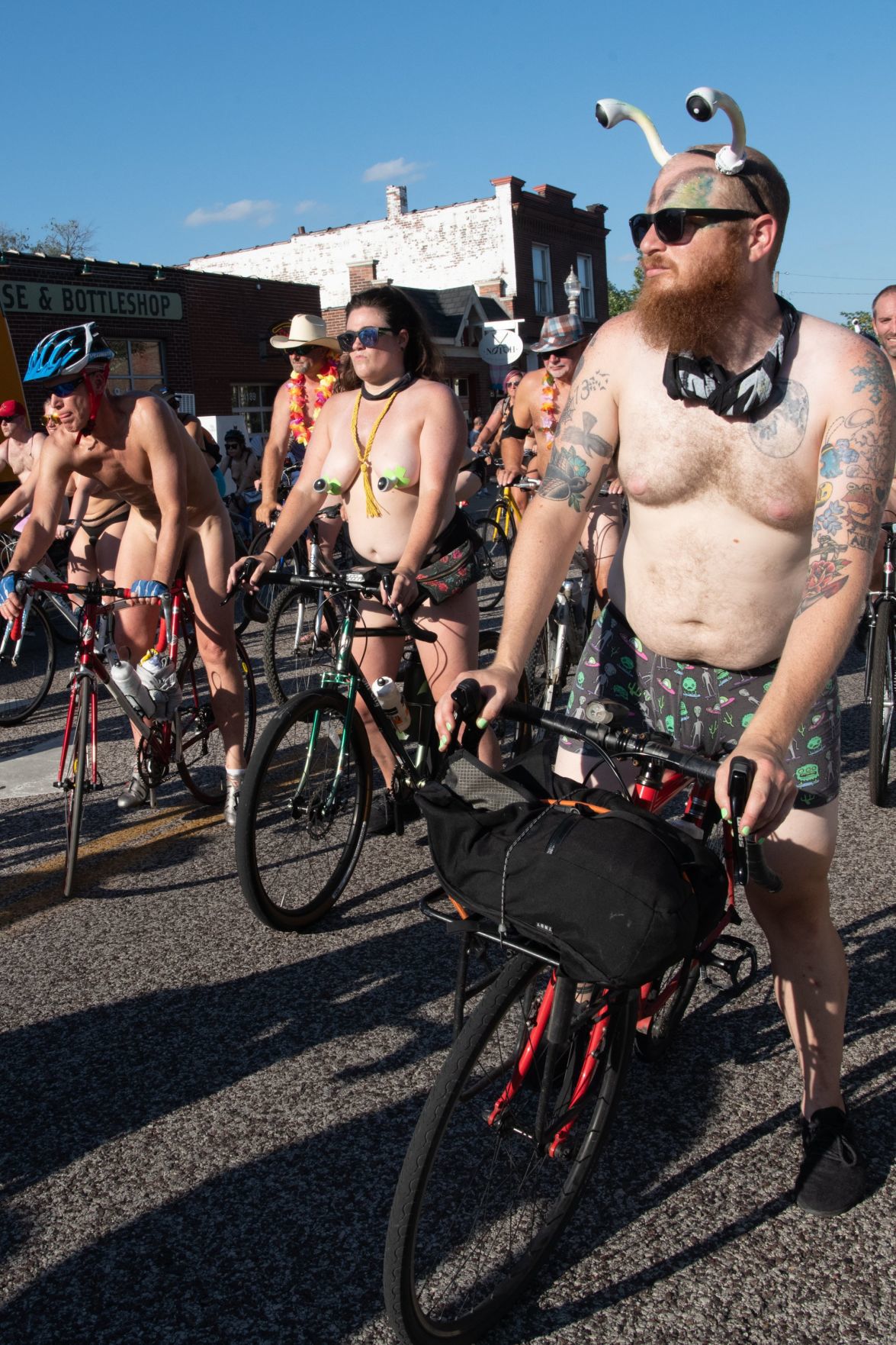 2019 World Naked Bike Ride in St. Louis